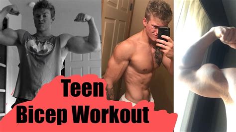 Huge Teen Bicep Workout Youtube