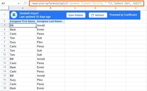 How To Split Cells In Google Sheets Coefficient