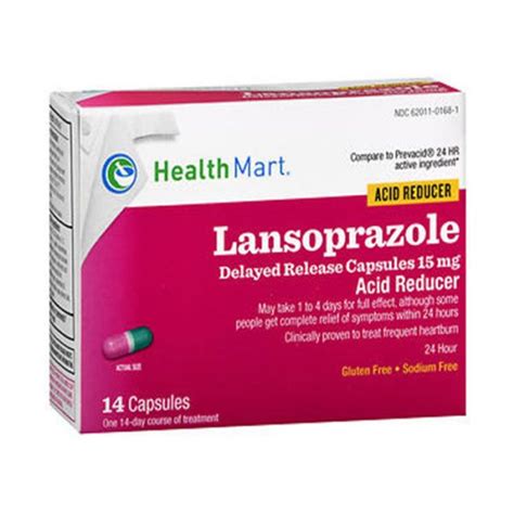 Lansoprazole Delayed Release Acid Reducer Capsules