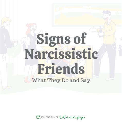16 signs your friend is a narcissist what they say and do