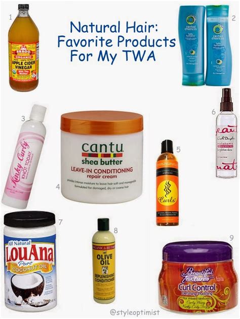 Natural Hair Favorite Products For My Twa Style Optimist