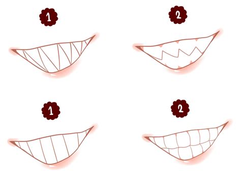 How To Draw A Cartoon Smile With Teeth Ford Ingthere