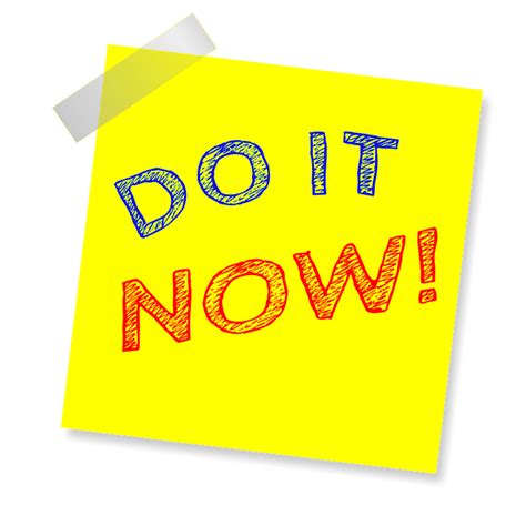 Download Do It Now Note Reminder Royalty Free Stock Illustration Image