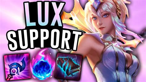 When You Need To Carry Play Lux Lux Support League Of Legends