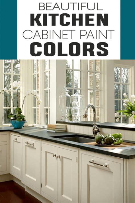 We painted our kitchen cabinets as part of our recent kitchen makeover (which you can see more of here). Great Colors for Painting Kitchen Cabinets - Painted ...