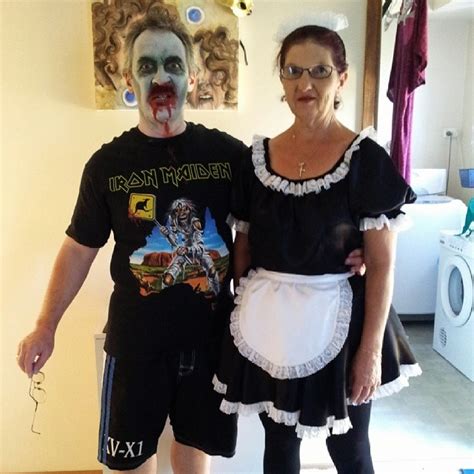 Zombie And French Maid Or Husband And Wife Zombie With H Flickr
