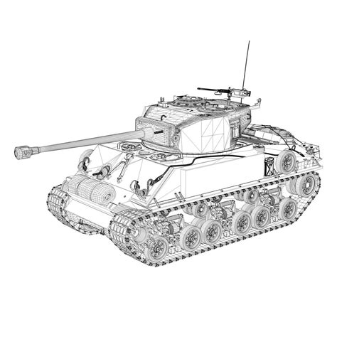 M4a3e8 Hvss Sherman Easy Eight Modelo 3d 79 C4d Obj Lwo Fbx