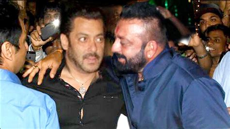 Salman Khan And Sanjay Dutt Party Together With Bollywood Celebs Preity Zintabobby Deol Youtube
