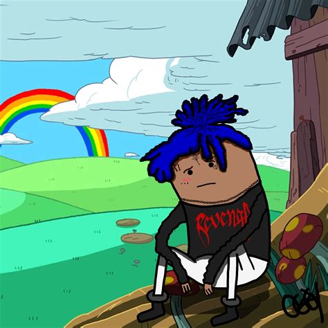 A Picture I Drew Of X In The Style Of Adventure Time Your Opinions Are Welcome R Xxxtentacion