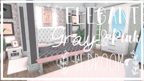 And this was a super easy build, i only ended up. ROBLOX | Bloxburg : Elegant Gray & Pink Bedroom - YouTube