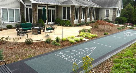 Shuffleboard court added at the natural gait near the ion inn in ne iowa. Tour Greens Western New York | Outdoor Shuffleboard Court ...