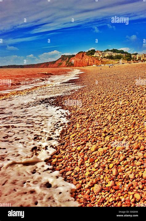 The Beach At Budleigh Salterton In East Devon England UK Stock Photo Alamy