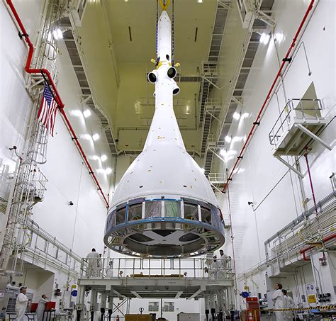 Orion Flight Test Article Attached To Launch Abort System For Ascent Abort 2 Kennedy Space Center