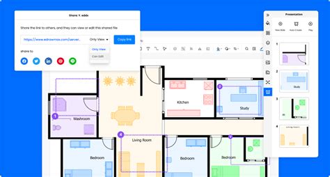 Free 2d Floor Plan Software With Free Templates Edrawmax