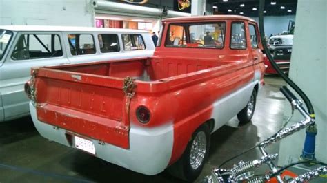 1966 Dodge A100 Pickup Truck Little Red Wagon Rare Find