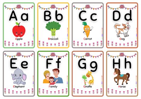 Free Alphabet Flash Cards A Z About Preschool