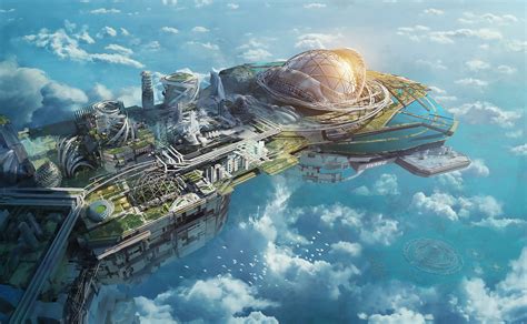 Sci Fi City Hd Wallpaper By Morgan Prost