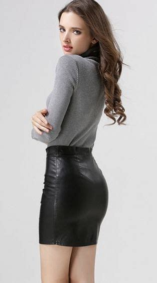 Pin By Angelfreak On Leatherskirt Leather Skirt Sexy Leather Fashion