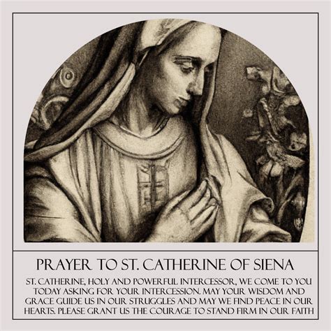 St Catherine Of Sienna Medal Patron Saint Of Miscarriages