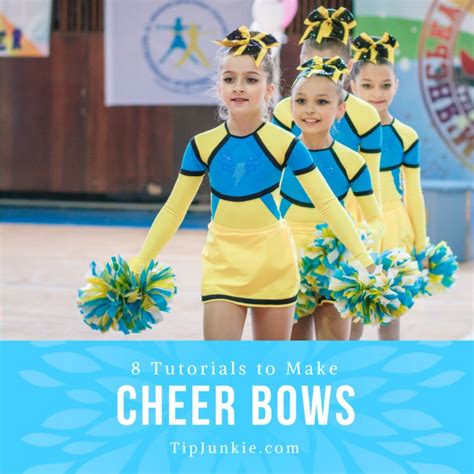 8 How To Make Cheer Bows Tutorials Tip Junkie