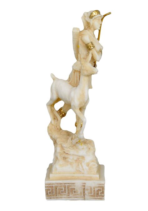 Artemis Goddess Of Hunt Alabaster Aged Small Statue Diana Etsy
