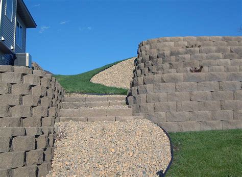 They're commonly used to prevent erosion and can also be used to support a slope, create terraces, and support garden you can use natural stones of any shape: Round Face Retaining Wall Block - Welcome to LondonStone ...