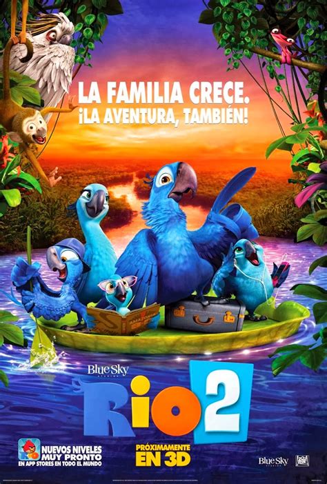 Monde Animation Blue Sky Rio 2 New Poster