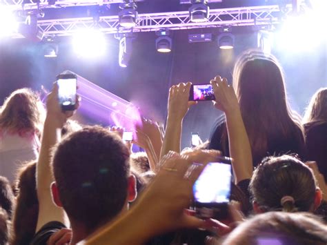 Free Image Of Crowd Of Fans At A Live Concert Performance Freebie
