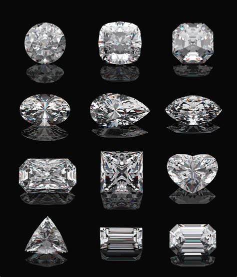 Different Diamond Cuts And Shapes