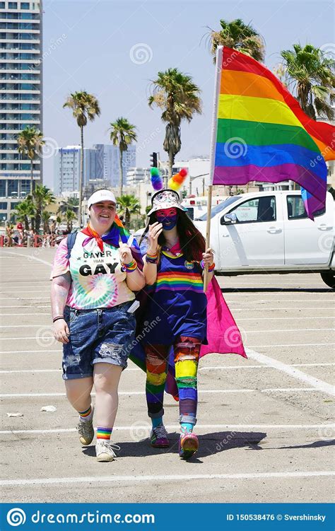 Parade Of Lesbians And Gays People Editorial Photo Image Of Equality
