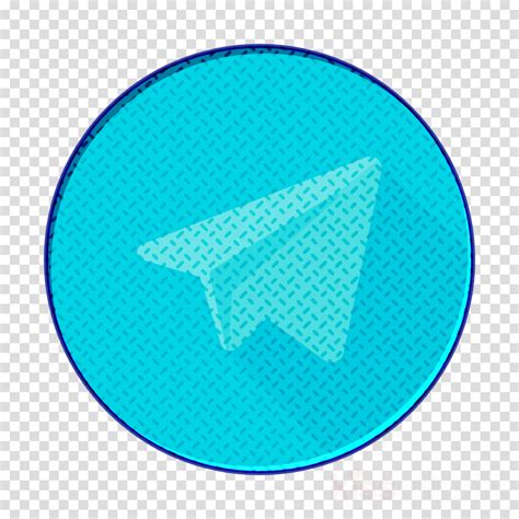 Social Media Icons Icon Telegram Icon Clipart Aqua Turquoise Blue
