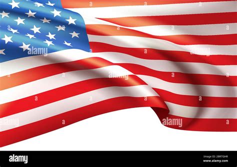 Background Waving In The Wind American Flag Background For Patriotic