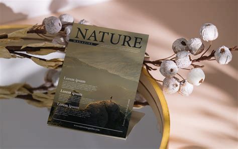 Nature Magazine Cover Template 310539 Templatemonster