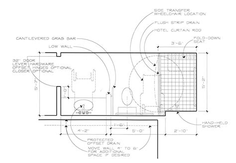 Residential Handicap Bathroom Layouts Re Help To Modify Plan To Make