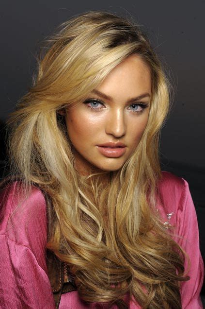 Candice Swanepoel Lovely Hair And Victorias Secret Make Up Hair
