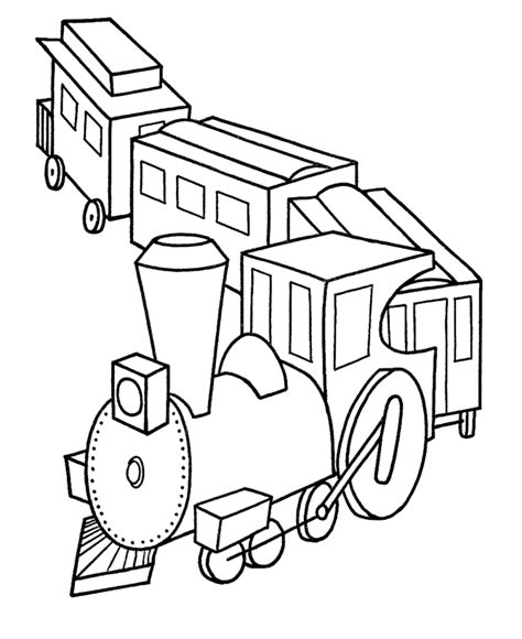 of train Colouring Pages