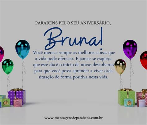 Parabéns Bruna 20 Mensagens De Aniversário Para Compartilhar