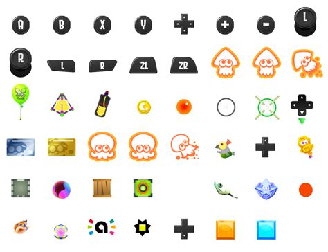 The Spriters Resource Full Sheet View Splatoon 3 Textbox Icons