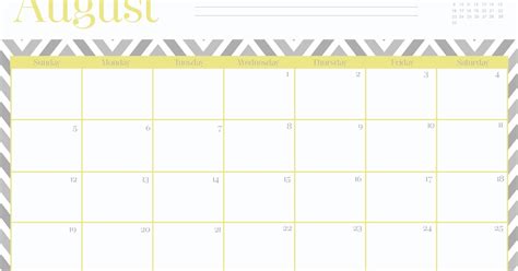 Printable August Monthly Calendar Printable Calendar 2023