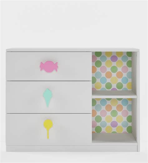 buy candyland chest of drawer with open shelves in white colour at 25 off by boingg a happy