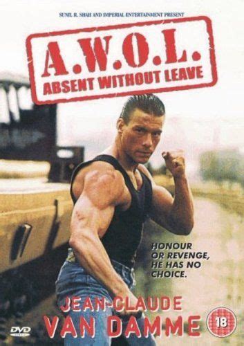 A W O L Absent Without Leave Awol Dvd Dvd Jean Claude Van Damme