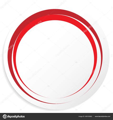 Blank Empty Circle Shape Circle Design Element Circular Frame Border