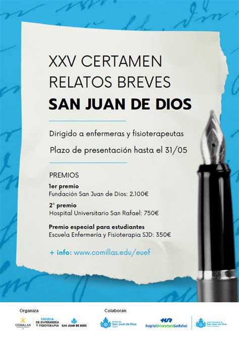 Xxv Certamen De Relatos Breves San Juan De Dios San Juan De Dios