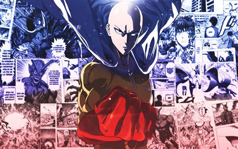 Download Wallpaper 1680x1050 Saitama Onepunch Man Anime Bald Anime