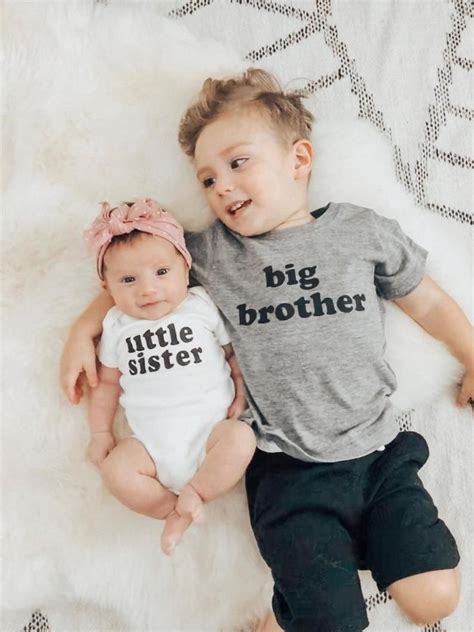 Big Brother Little Sister Outfit Big Brother Little Sister Etsy
