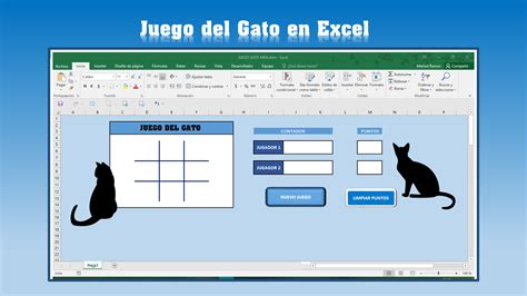 Juego Del Gato Tres En Raya Triqui En Excel Con Macros