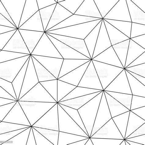 Triangular Black Background With Luxury Geometric Pattern Stock