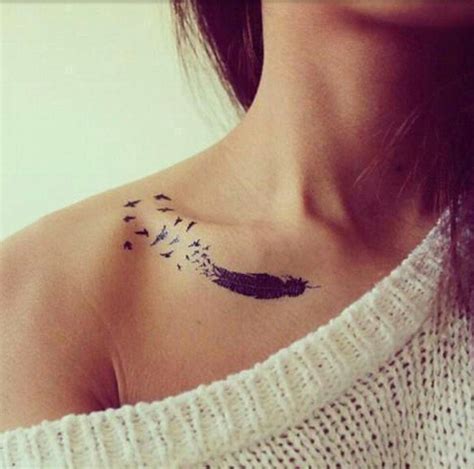 Beautiful Collarbone Tattoos For Women Musely