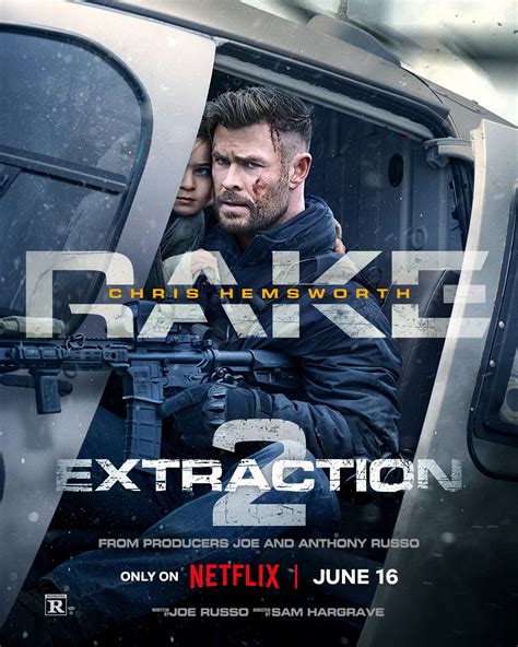 Extraction Chris Hemsworth Tyler Rake Movie Poster Lost Posters