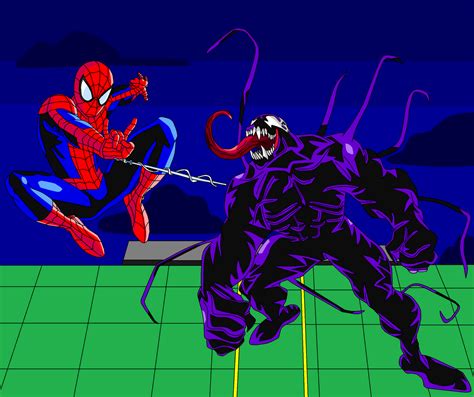 Ultimate Spider Man Vs Venom By Sonicspider21 On Deviantart